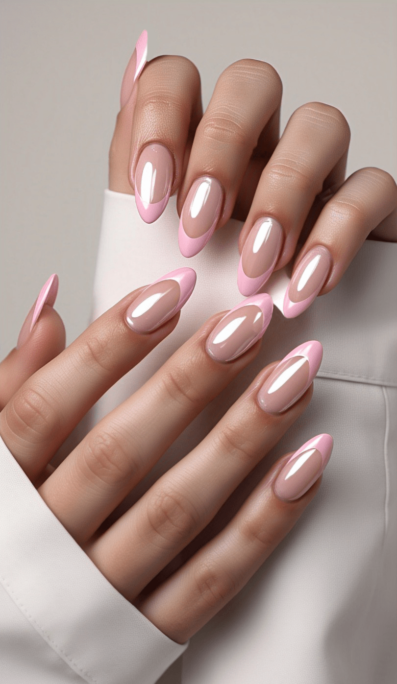 Blush French Almond - Leewa Beauty