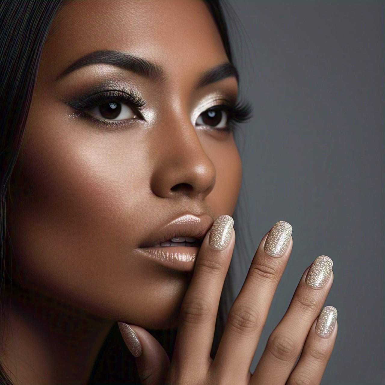 Champagne Velvet Square - Leewa Beauty