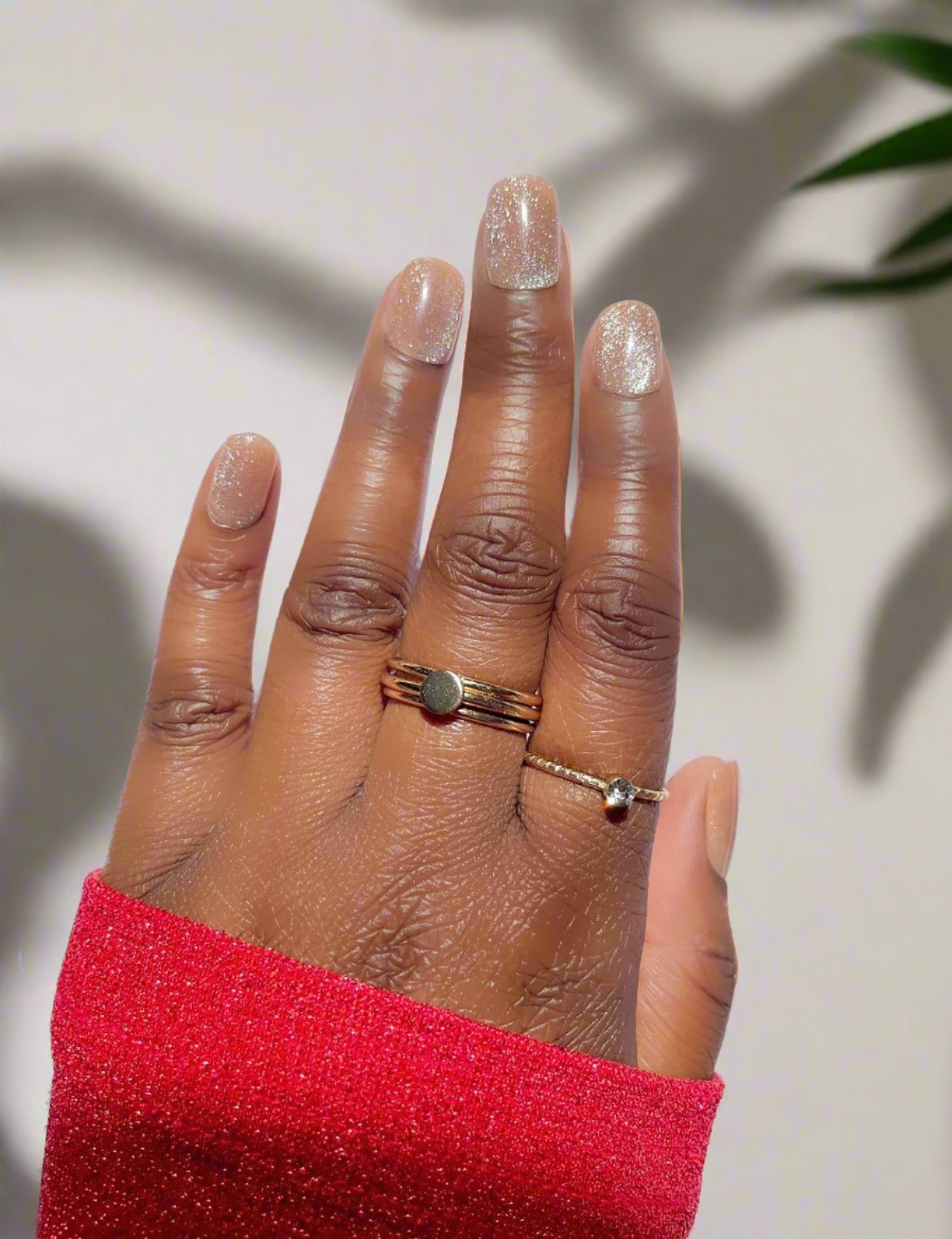 Champagne Velvet Square - Leewa Beauty