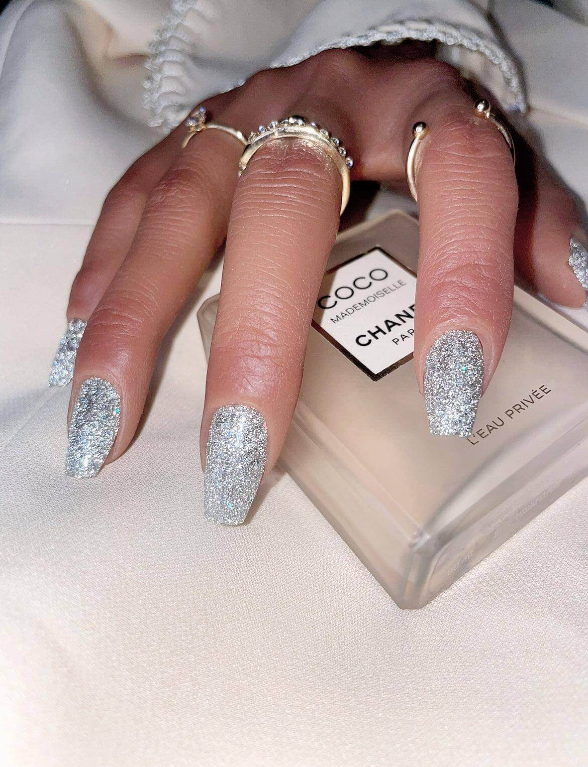 Crushed Diamonds Coffin - Leewa Beauty