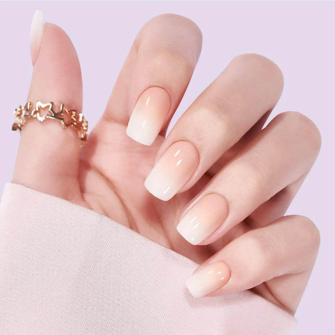 Gradient French Square - Leewa Beauty