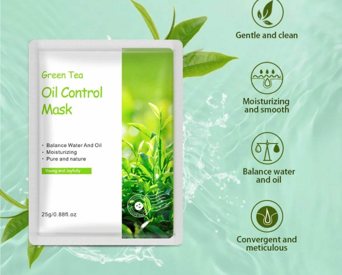 Green Tea Facial Masks - Leewa Beauty