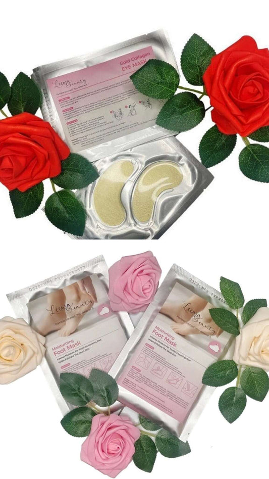 Leewa Beauty Eye and foot Mask Spa Bundle - Leewa Beauty