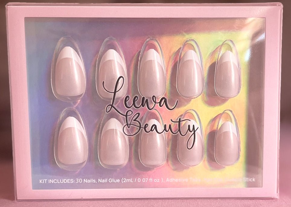 Pearl French Almond - Leewa Beauty