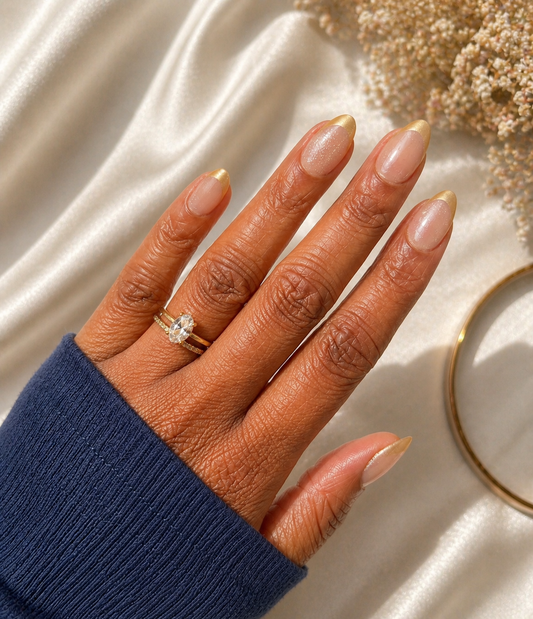 Golden Hour I Soft Gold French