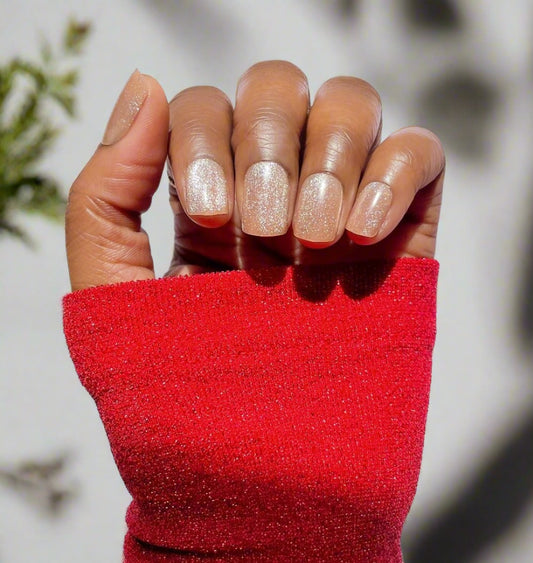 Champagne Velvet Square - Leewa Beauty
